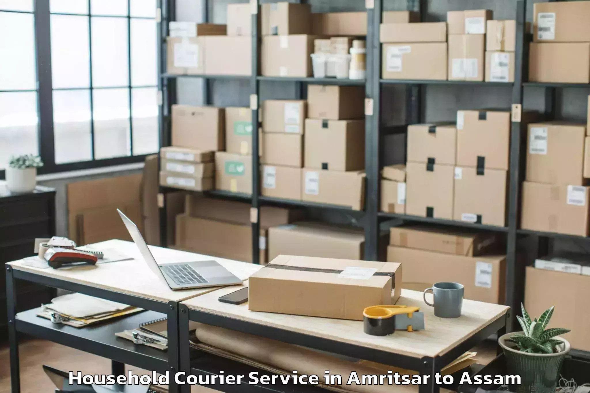 Comprehensive Amritsar to Duliajan Household Courier